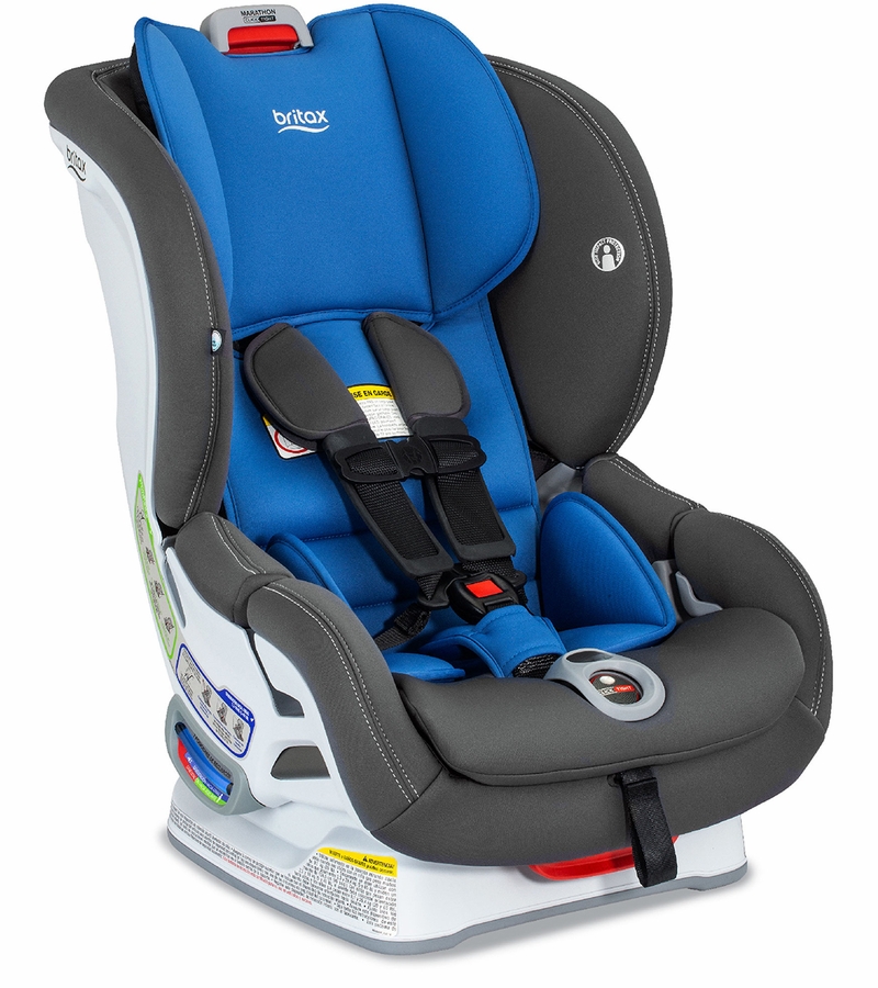Britax Marathon Clicktight Convertible Car Seat Mod Blue (SafeWash)