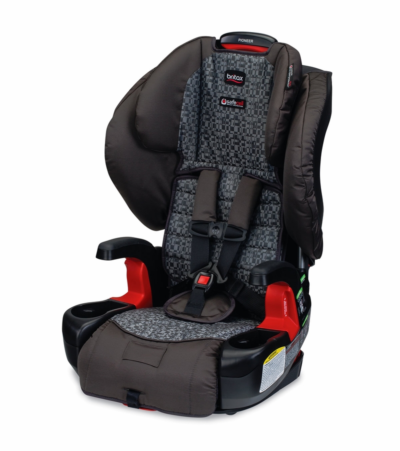 Britax Pioneer G1.1 Harness Booster Car Seat Silver Cloud