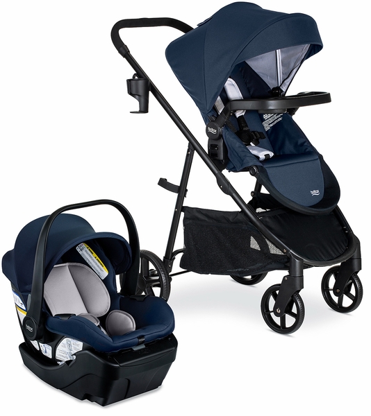 Britax Willow Brook Travel System - Navy Glacier