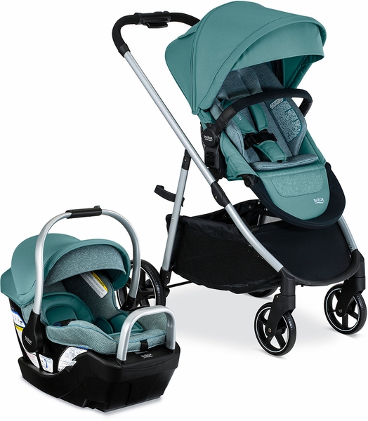 Britax Willow Grove SC Travel System - Pindot Jade