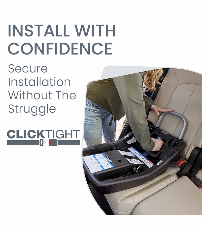 Britax Willow S Infant Car Seat with Alpine AntiRebound Base Glacier