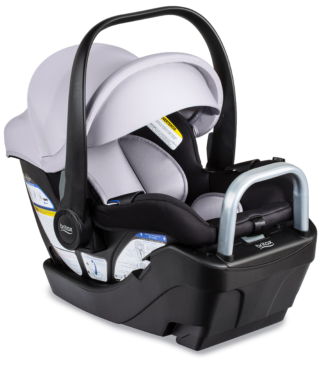 Britax Willow Infant Car Seat with Alpine Anti-Rebound Base - Glacier Onyx