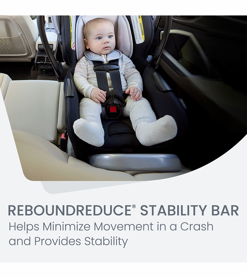 Britax Willow S Infant Car Seat with Alpine AntiRebound Base Glacier