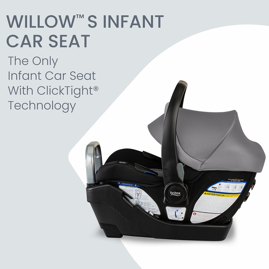 Britax Willow S Infant Car Seat with Alpine AntiRebound Base