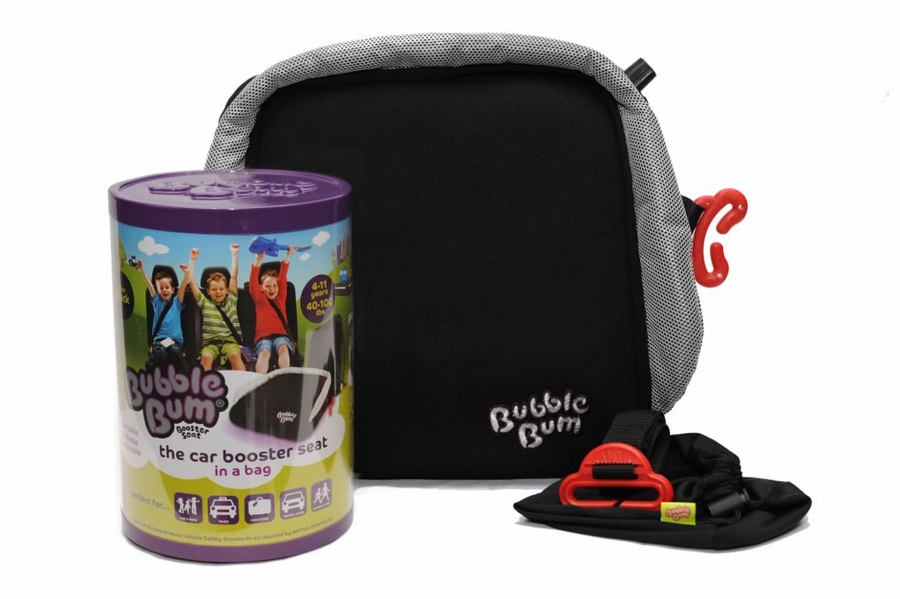 BubbleBum Inflatable Car Booster Seat Black