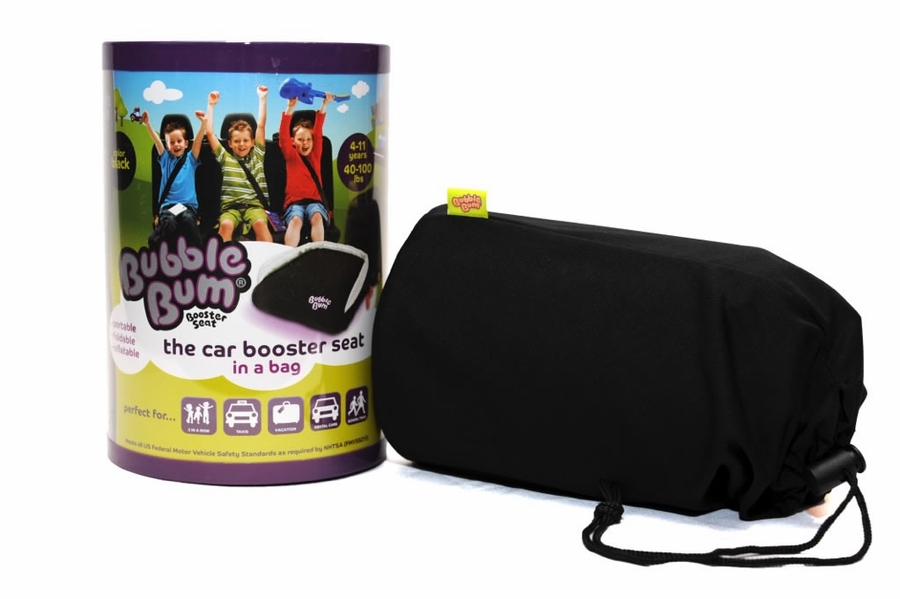 BubbleBum Inflatable Car Booster Seat Black