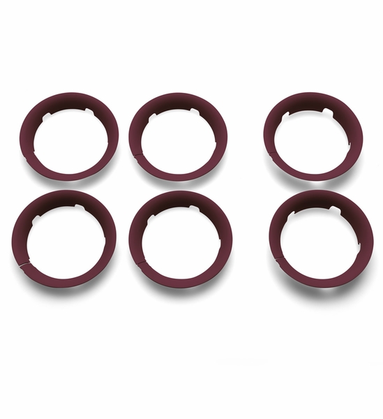 Bugaboo Bee 5 Wheel Caps - Dark Red