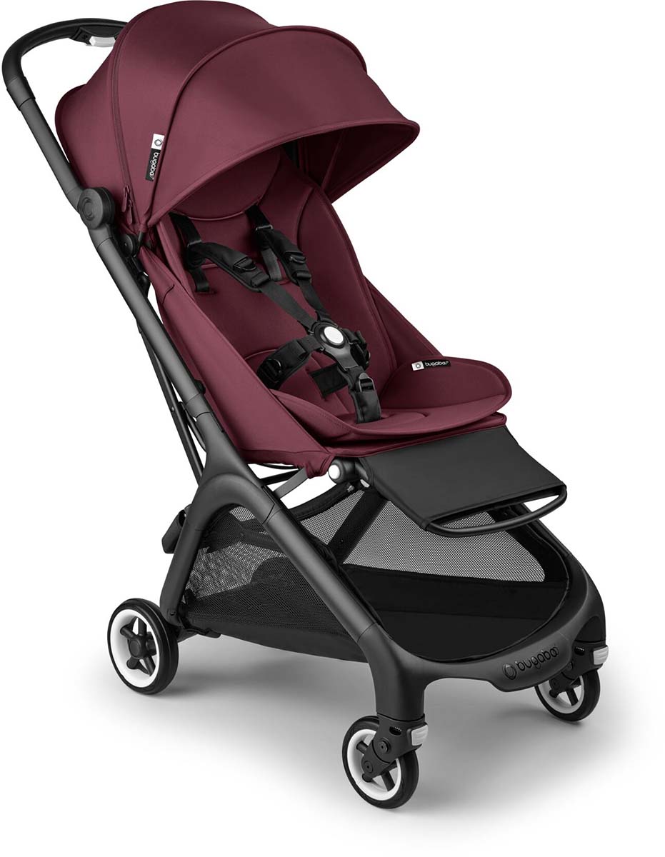Bugaboo Butterfly Complete Compact Stroller - Black / Dark Cherry / Dark Cherry
