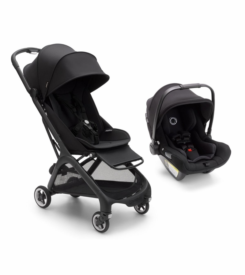 Bugaboo Butterfly   Turtle Air Travel System - Black / Midnight Black / Black