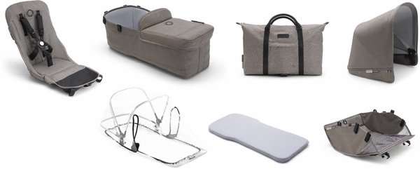 Bugaboo Donkey 2 Style Set - Mineral Taupe