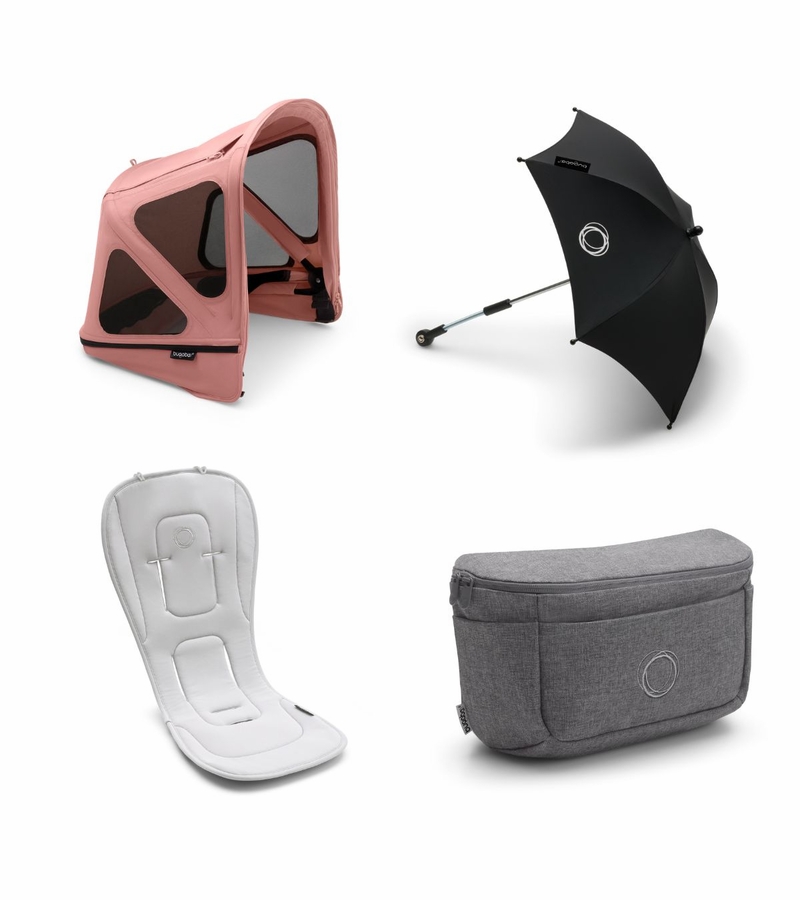 Bugaboo Donkey 5 Summer Accessory Bundle Morning Pink
