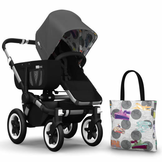 Bugaboo Donkey Andy Warhol Accessory Pack - Dark Grey/Transport