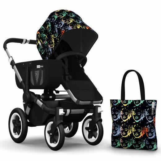 Bugaboo Donkey Andy Warhol Accessory Pack - Marilyn/Black