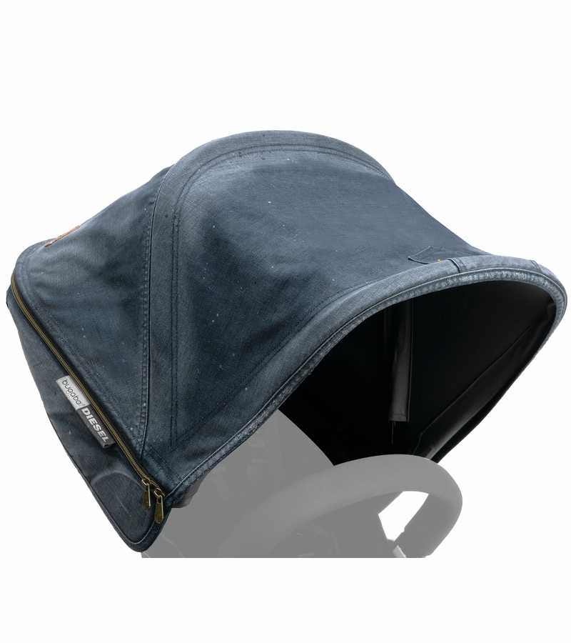 Bugaboo Donkey Extendable Sun Canopy Diesel Denim