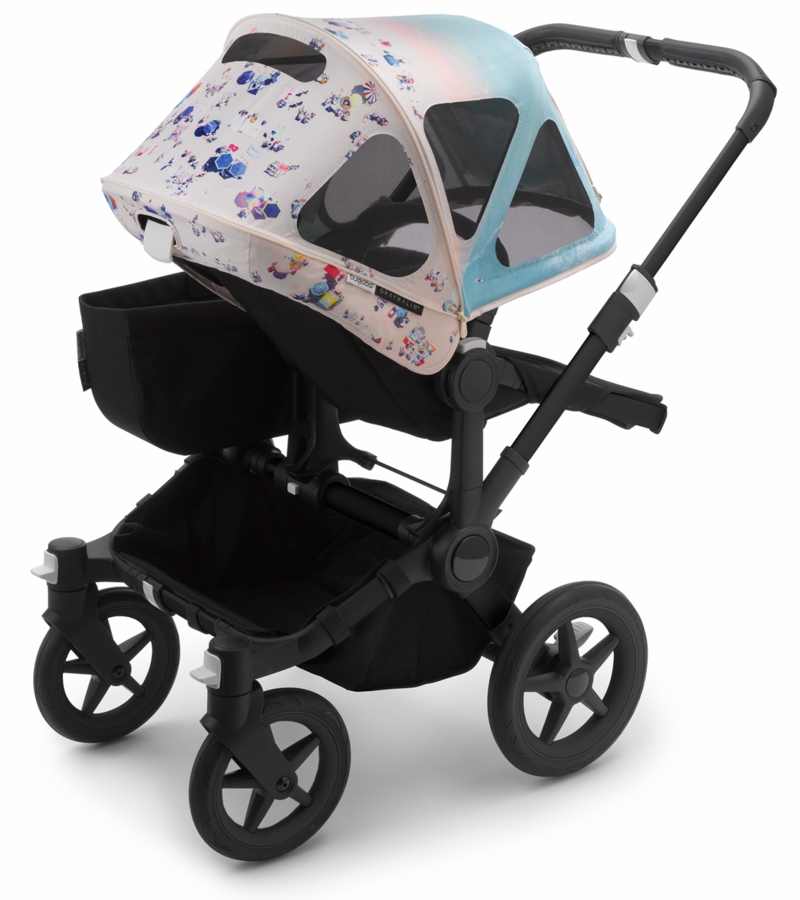 Bugaboo Donkey3 Breezy Sun Canopy Gray Malin