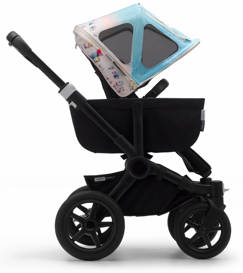 Bugaboo Donkey3 Breezy Sun Canopy Gray Malin