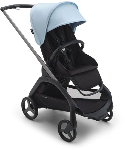 Bugaboo Dragonfly Complete Lightweight Compact Stroller - Graphite / Midnight Black / Skyline Blue
