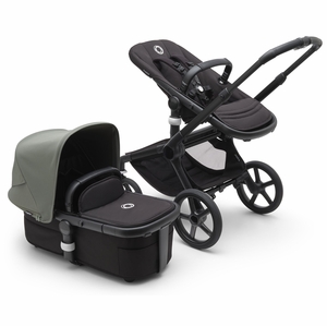 Bugaboo Fox 5 Complete Stroller Bundle - Black / Midnight Black / Forest Green