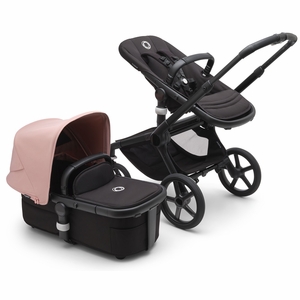 Bugaboo Fox 5 Complete Stroller Bundle - Black / Midnight Black / Morning Pink