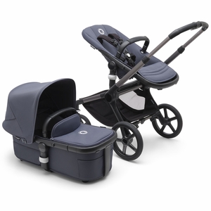 Bugaboo Fox 5 Complete Stroller - Graphite / Stormy Blue / Stormy Blue