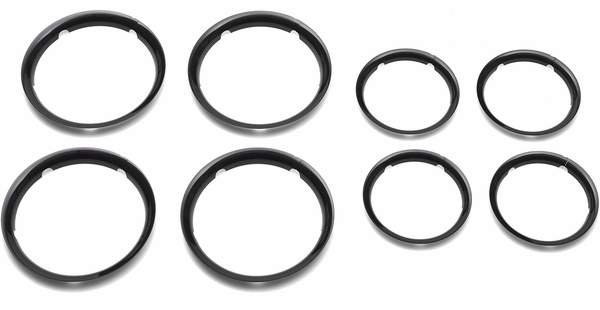 Bugaboo Fox Wheel Caps - Glossy Black