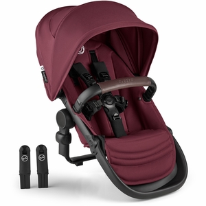 Bugaboo Kangaroo Sibling Seat - Black / Dark Cherry / Dark Cherry