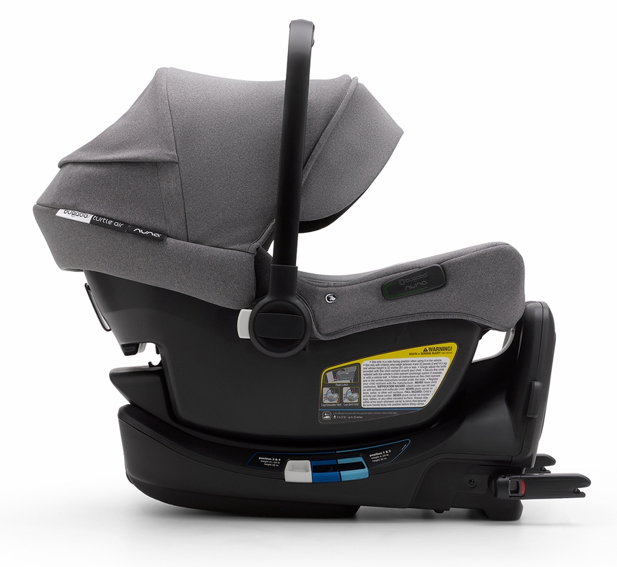 Bugaboo Turtle Air by Nuna Lightweight Infant Car Seat + RELX Base Load