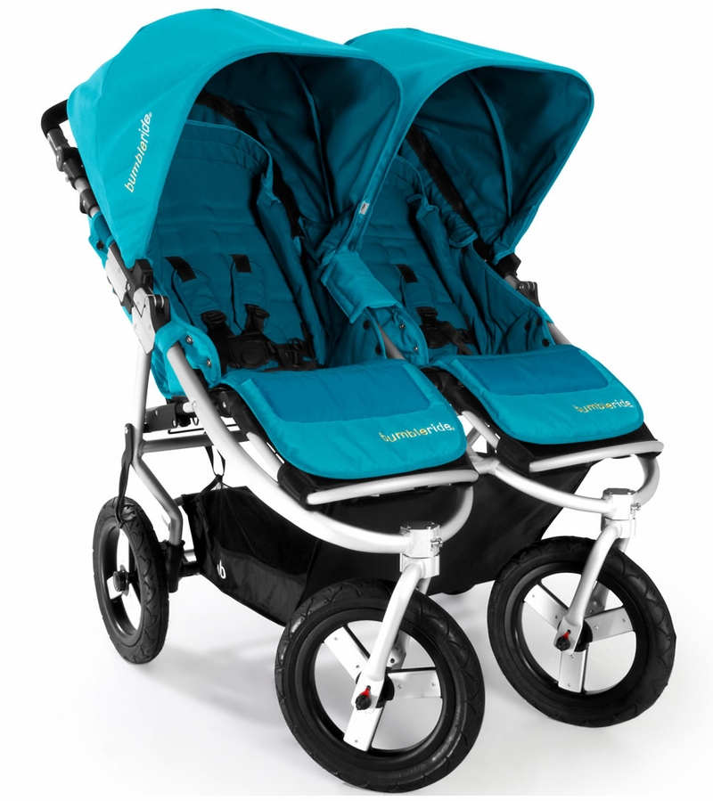 Bumbleride Indie Twin Stroller in Aquamarine
