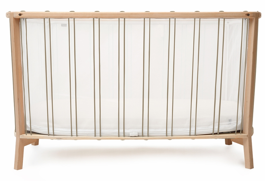 Charlie Crane KIMI Baby Bed with Foam Mattress Hazelnut