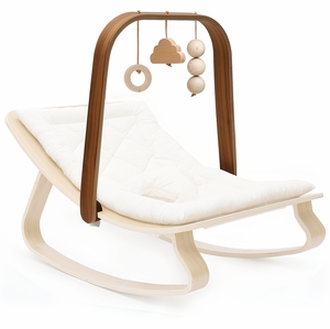 Charlie Crane LEVO Activity Arch for LEVO Baby Rocker - Walnut