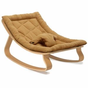 Charlie Crane LEVO Baby Rocker - Beech / Camel