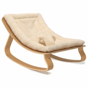 Charlie Crane LEVO Baby Rocker - Beech / Fur Milk