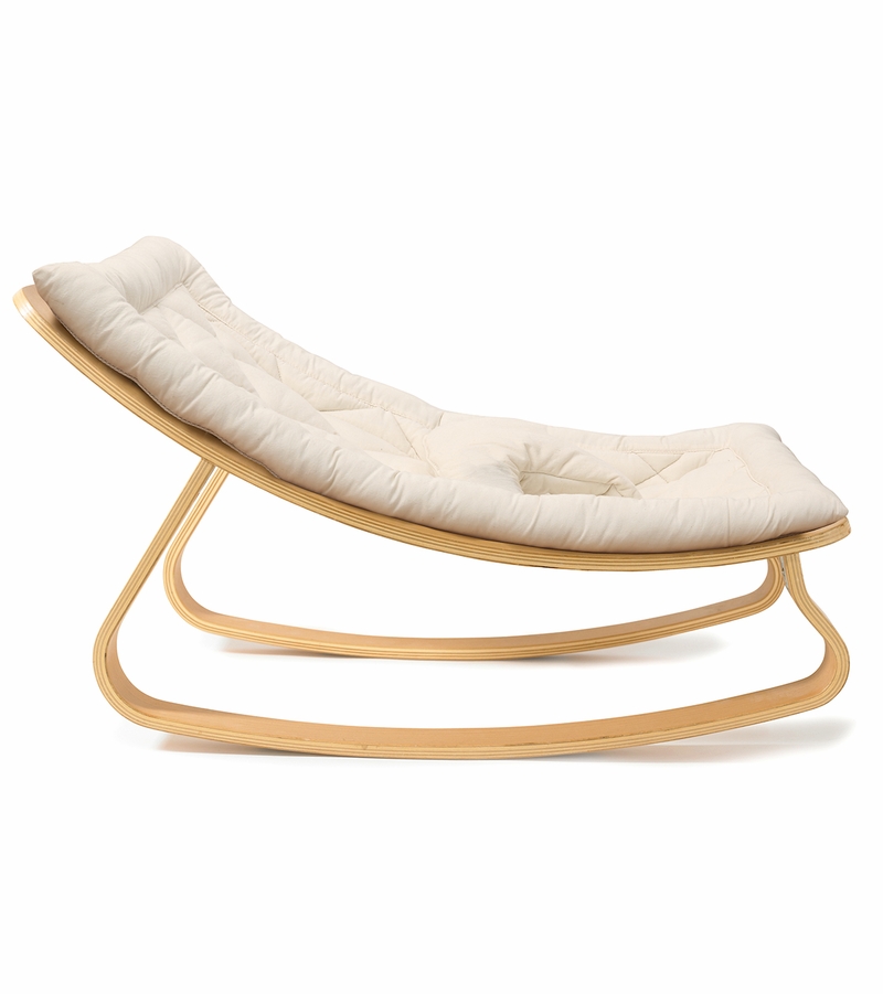 Charlie Crane LEVO Baby Rocker Beech / Organic White