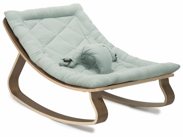 Charlie Crane LEVO Baby Rocker - Walnut / Farrow