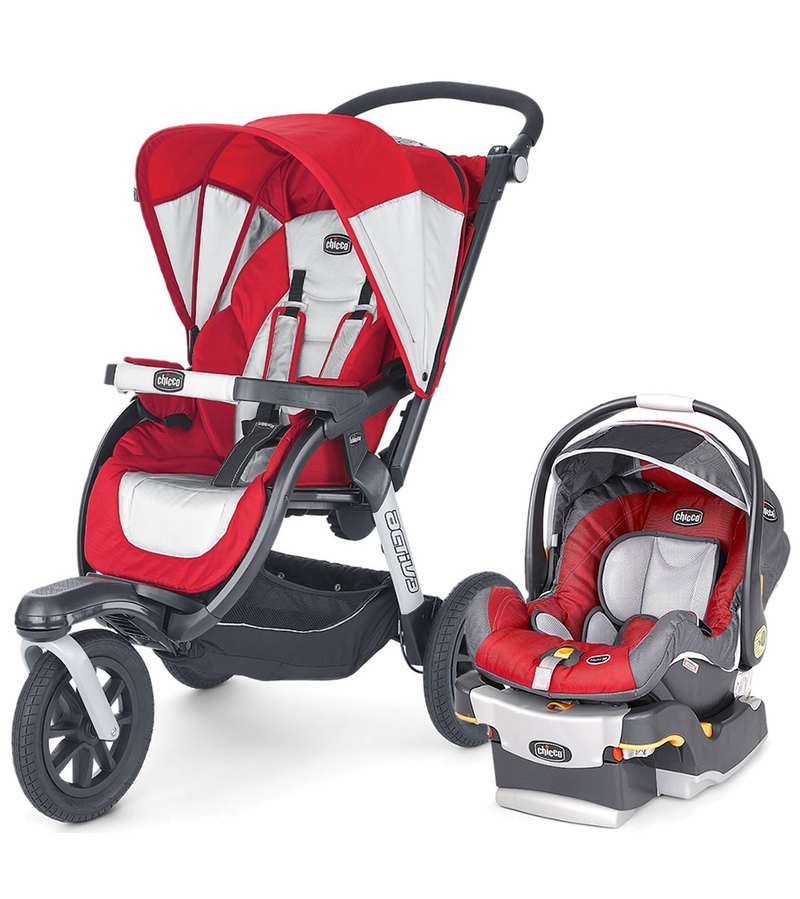 Chicco Activ3 Jogging Travel System Snap Dragon