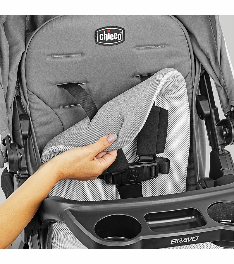 Chicco Bravo LE ClearTex QuickFold Stroller Pewter