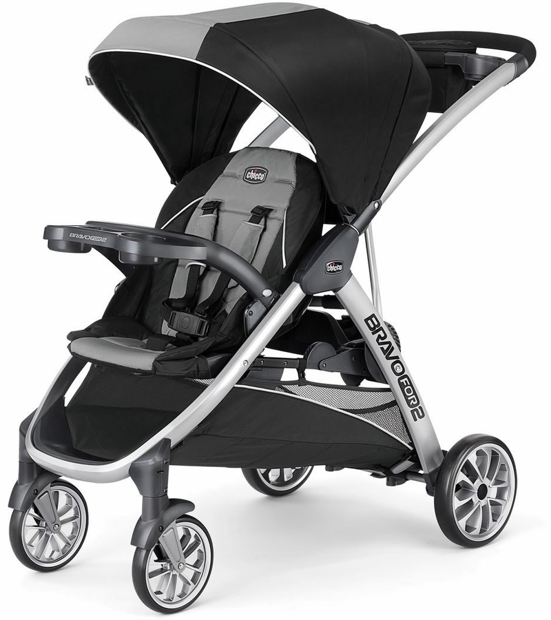 Chicco BravoFor2 Stroller Zinc