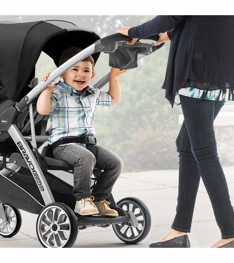 Chicco BravoFor2 Stroller Zinc