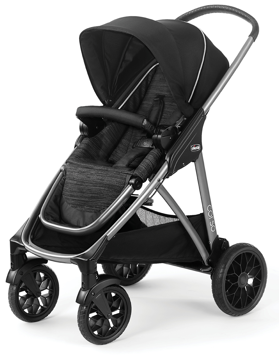Corso Quick Folding Full Stroller in Staccato | Chicco