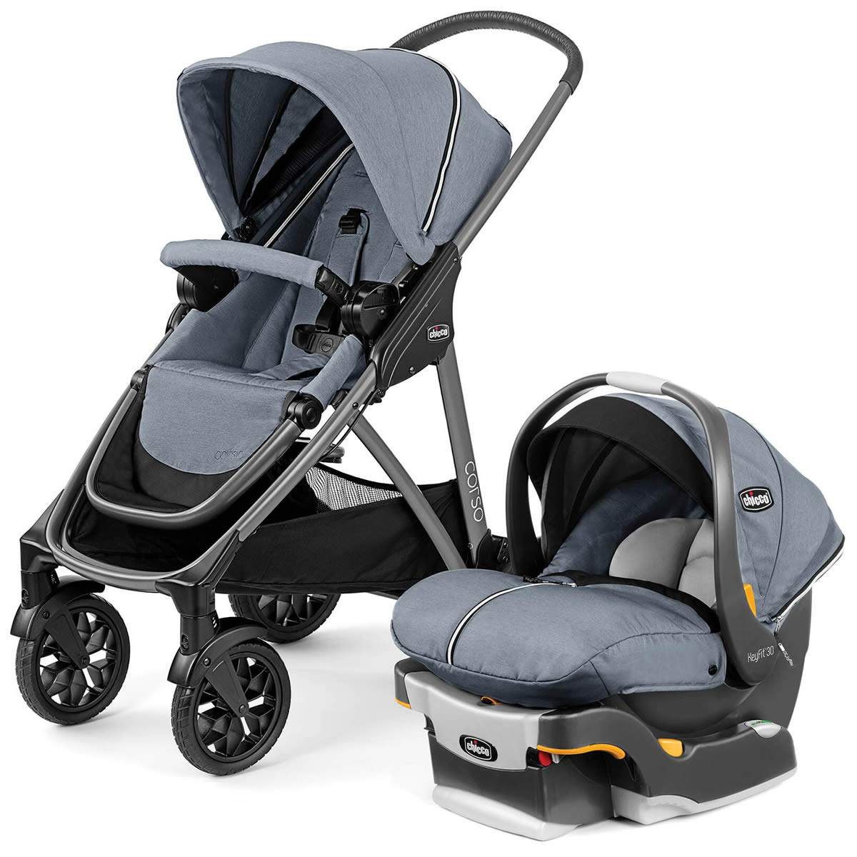 Corso Modular Travel System in Silverspring Fashion | Chicco
