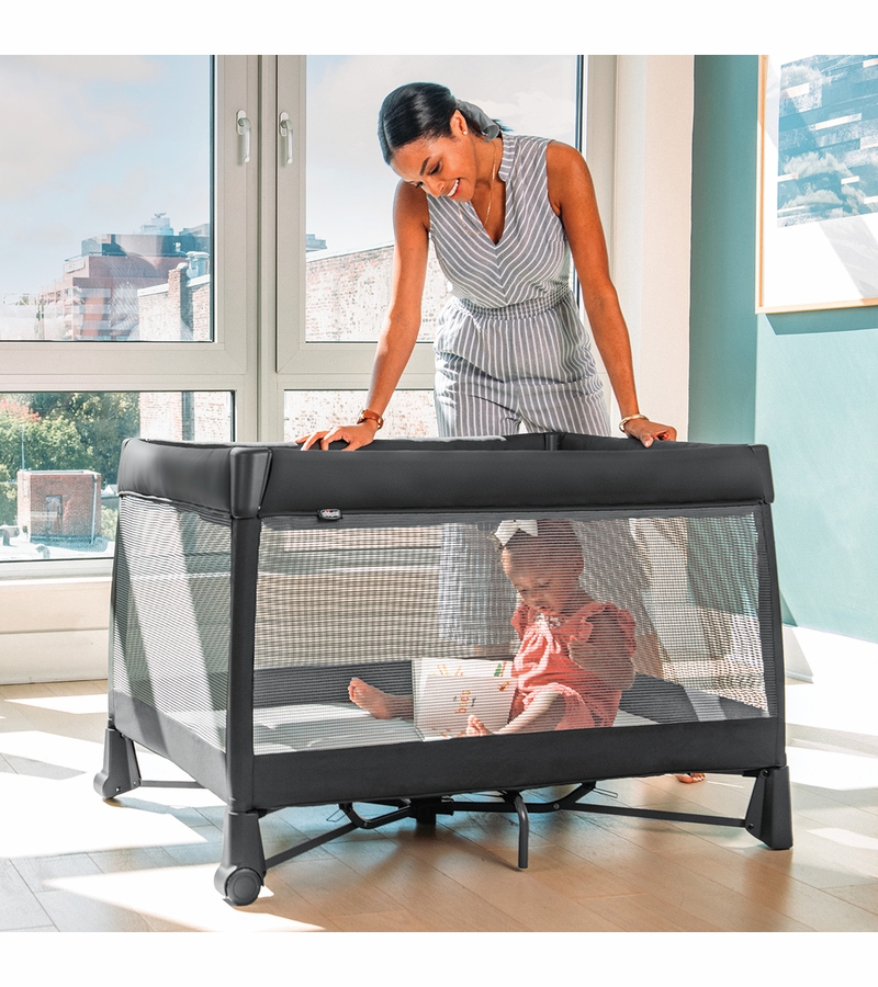 Chicco Dash QuickFold Playard Charcoal