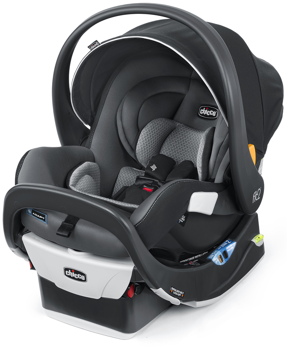 Chicco Fit2 Adapt Infant & Toddler Car Seat with AntiRebound Bar Ember