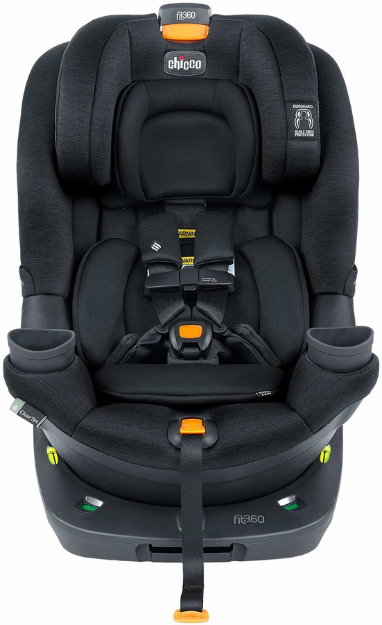 Chicco Fit360 ClearTex Rotating Convertible Car Seat Black