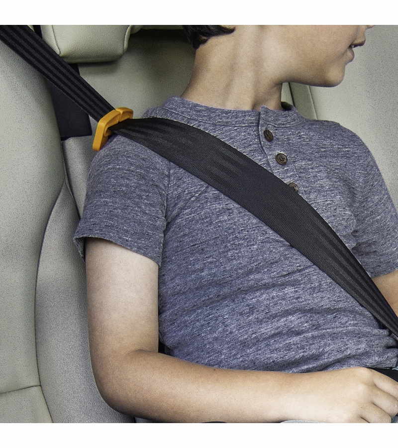 Chicco GoFit ClearTex Backless Booster Car Seat Shadow