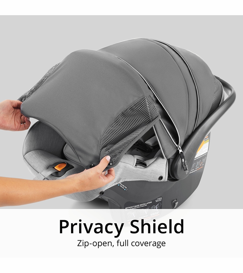 Chicco KeyFit 35 Zip ClearTex Infant Car Seat Ash