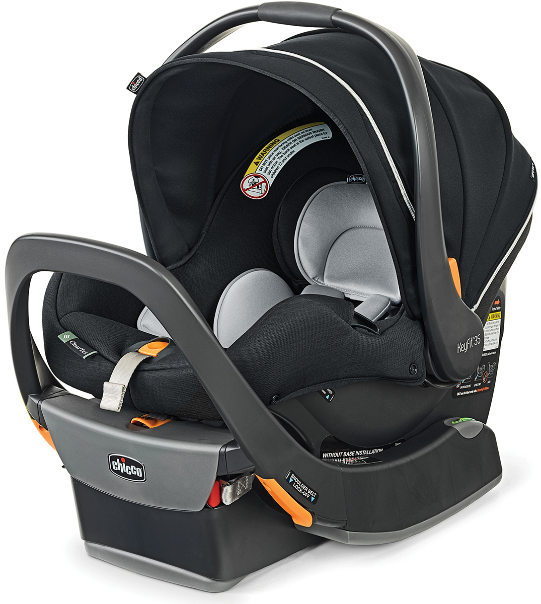KeyFit 35 Zip ClearTex Infant Car Seat - Obsidian | Chicco