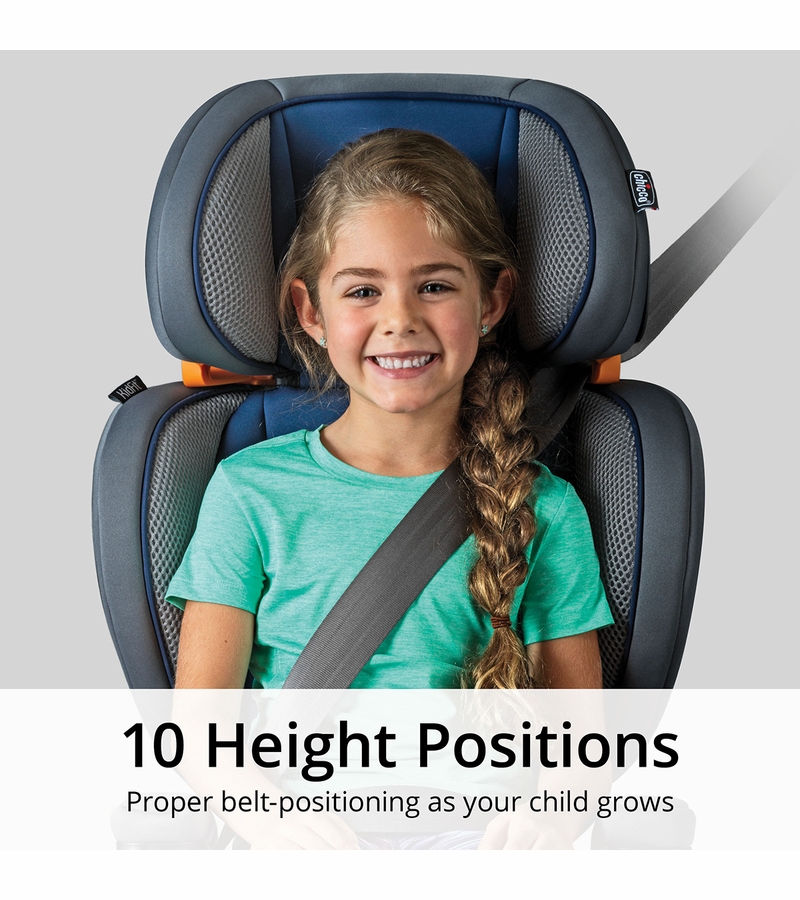 Chicco KidFit Adapt Plus 2in1 Belt Positioning Booster Car Seat Ember