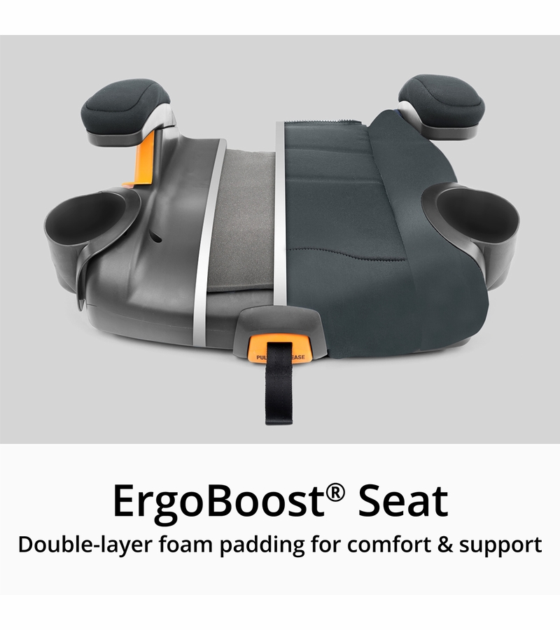 Chicco KidFit ClearTex Plus 2in1 Belt Positioning Booster Car Seat Reef