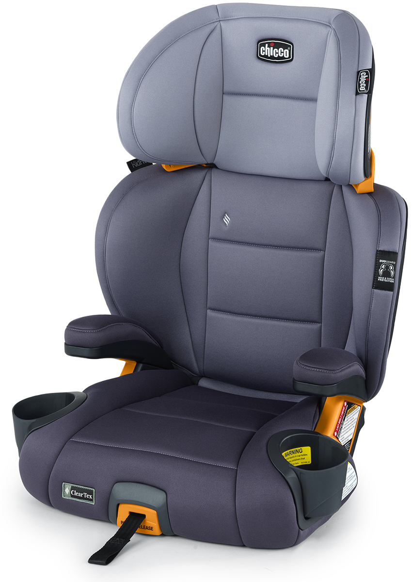 KidFit ClearTex Plus 2-in-1 Belt-Positioning Booster Car Seat - Lilac | Chicco