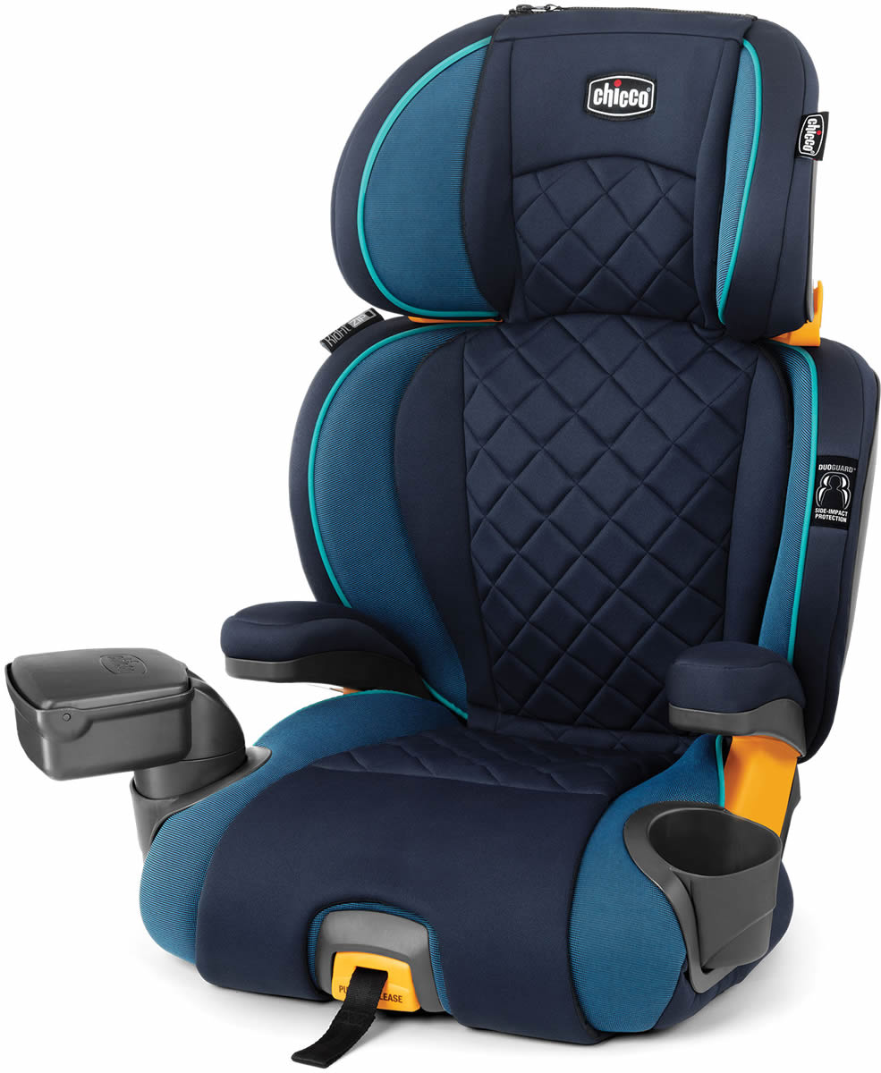 KidFit Zip Plus 2-in-1 Belt-Positioning Booster Car Seat - Seascape | Chicco